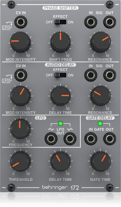 172 PHASE SHIFTER/DELAY/LFO - 製品一覧 - ベリンガー公式ホームページ