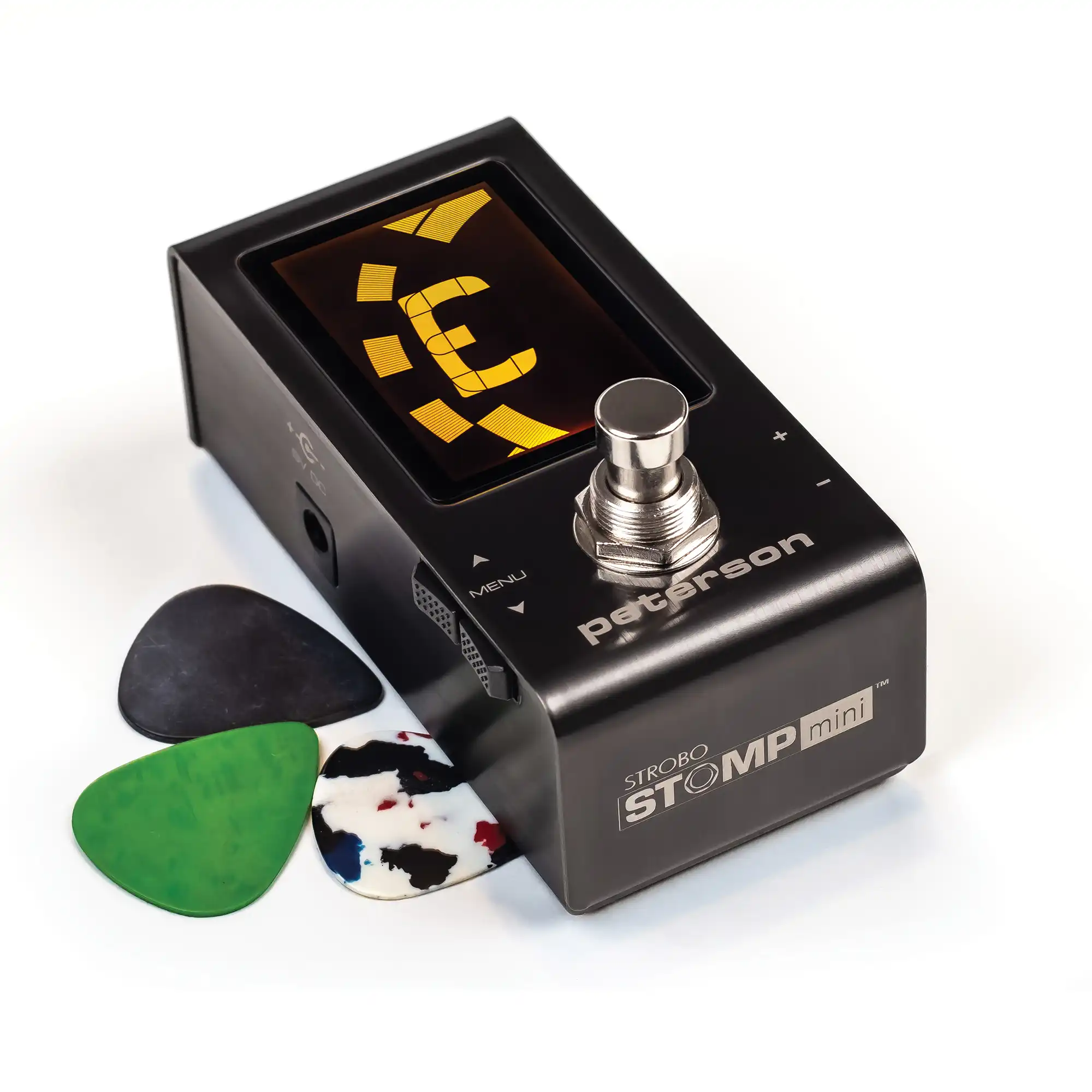 ストロボ・チューナー・ペダル Strobo Stomp Mini peterson