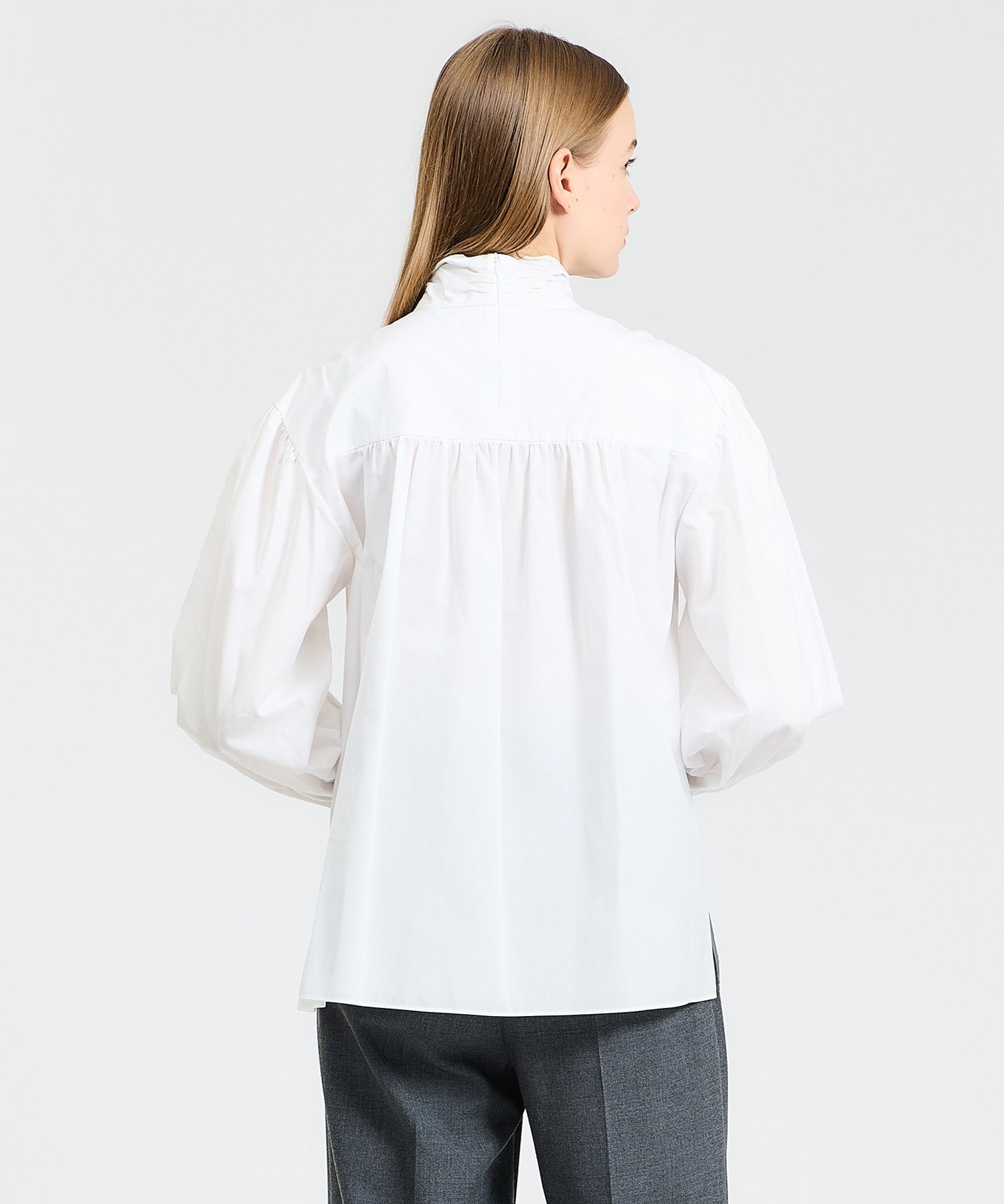 ESTNATION エストネーション ボウタイ ブラウス トリアセテート とろみ