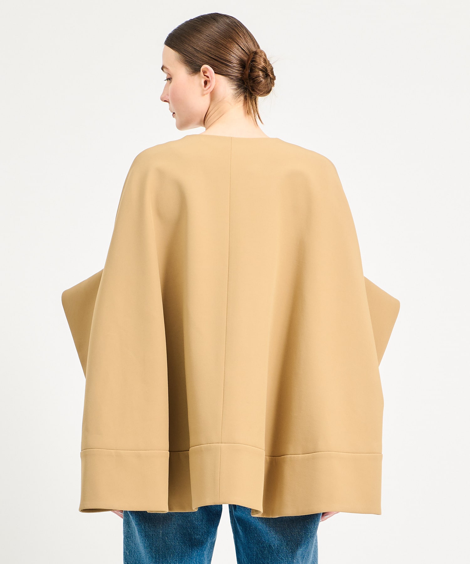 ESTNATION / ノーカラーケープコート｜ESTNATION ONLINE STORE