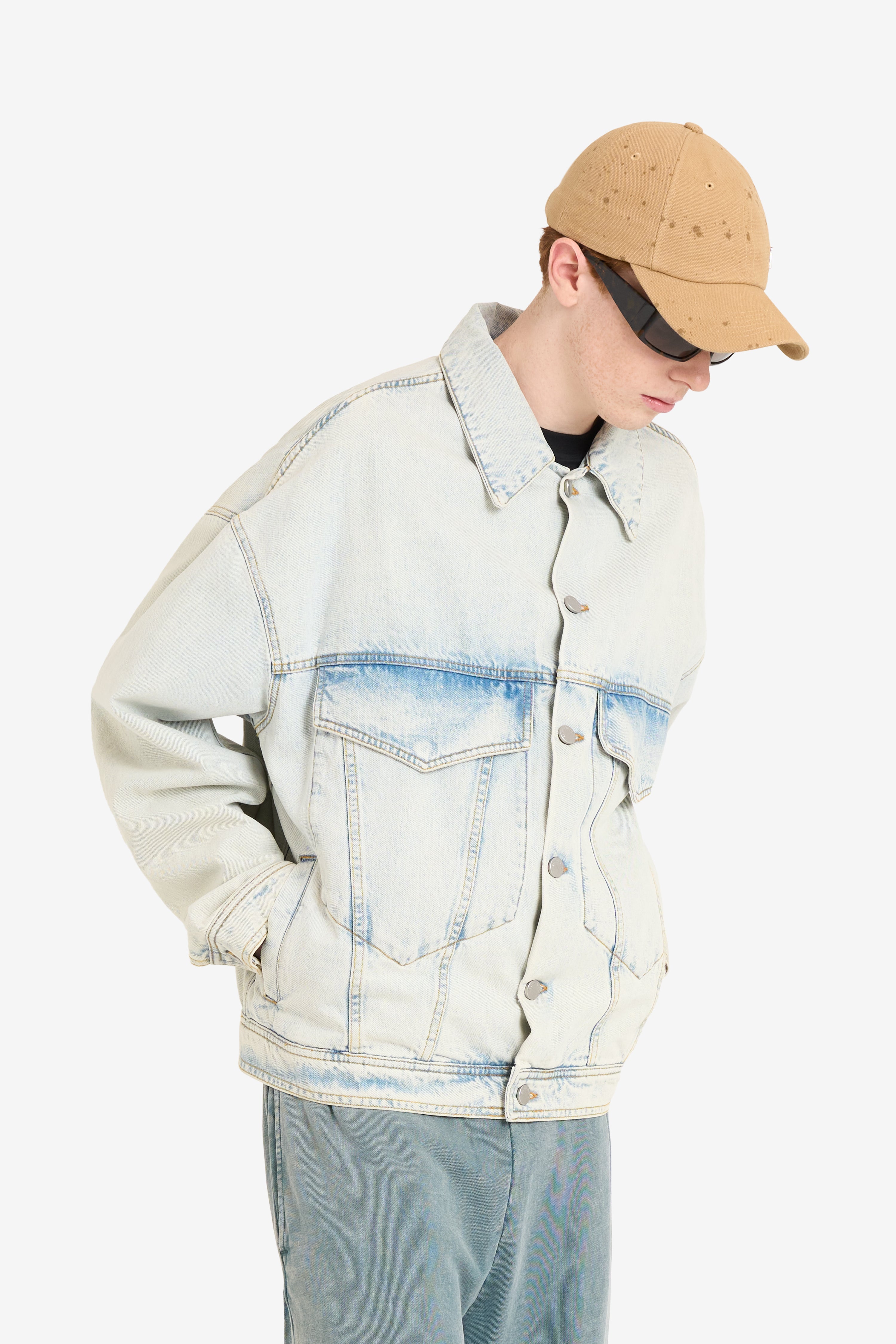 LOOSE DENIM JACKET BLEACH BLUE | Études Studio