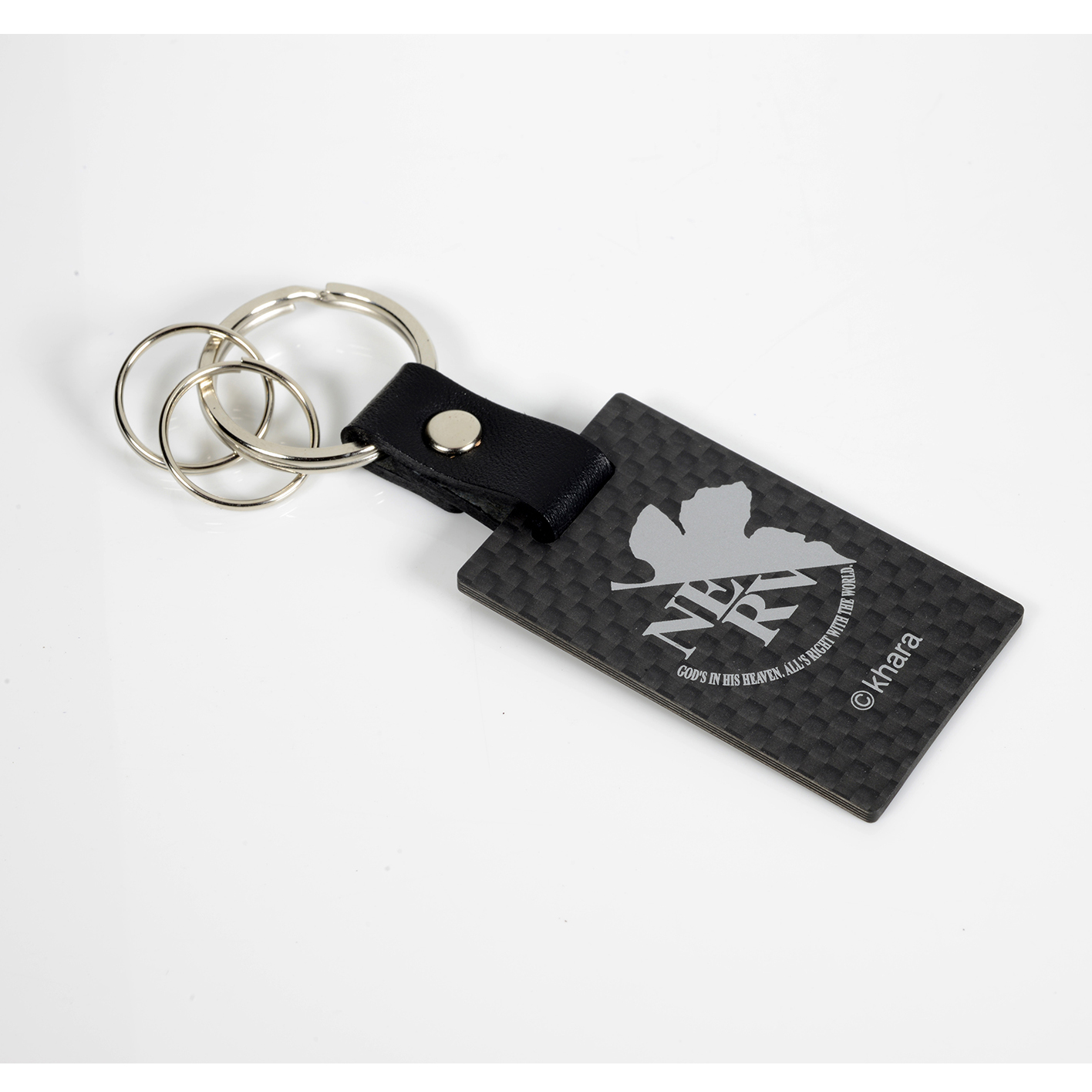 ヱヴァンゲリヲン 新劇場版 NERV ドライカーボンキーホルダー(KYO-EI