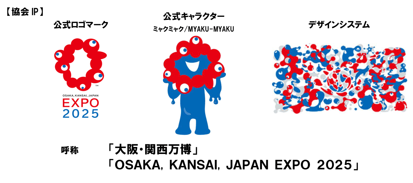 大阪・関西万博】公式ロゴ・キャラクターなどを使用した商品を製造販売