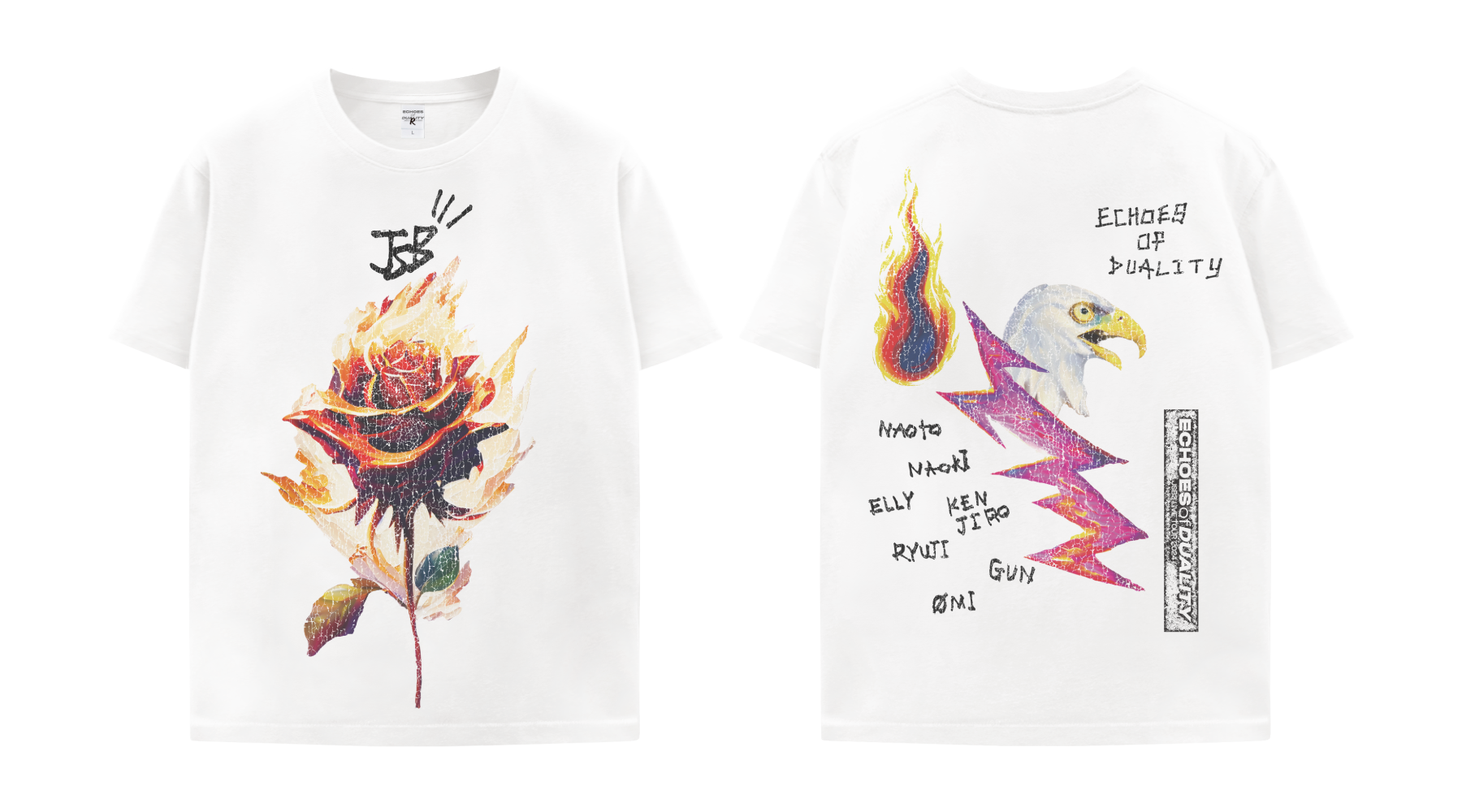 三代目 登坂広臣 ECHOES of DUALITY レプリカ Tシャツ 登坂広臣 ØMI