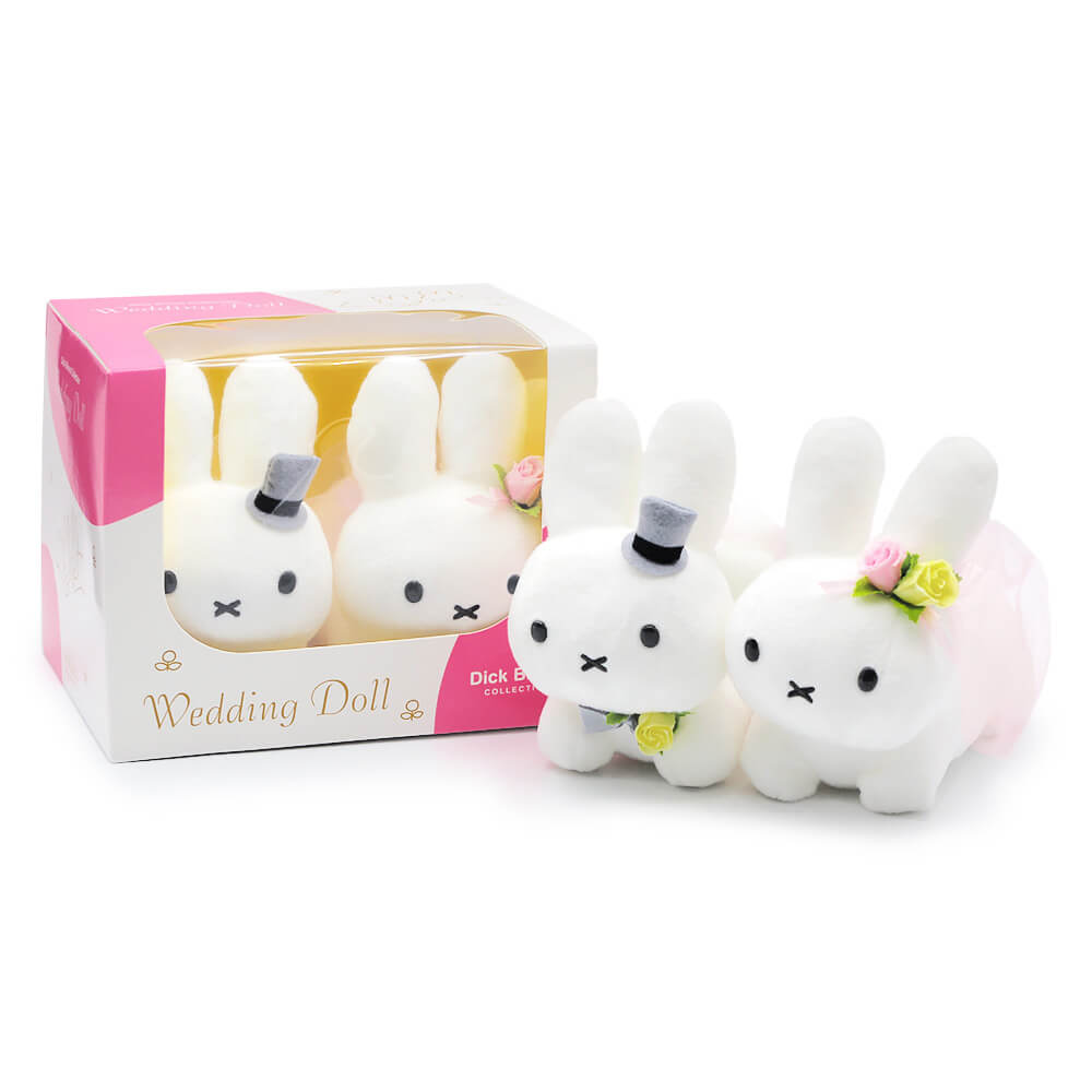 結婚式 ぬいぐるみ電報】Dick Bruna ウェディングドール うさぎ | 祝電