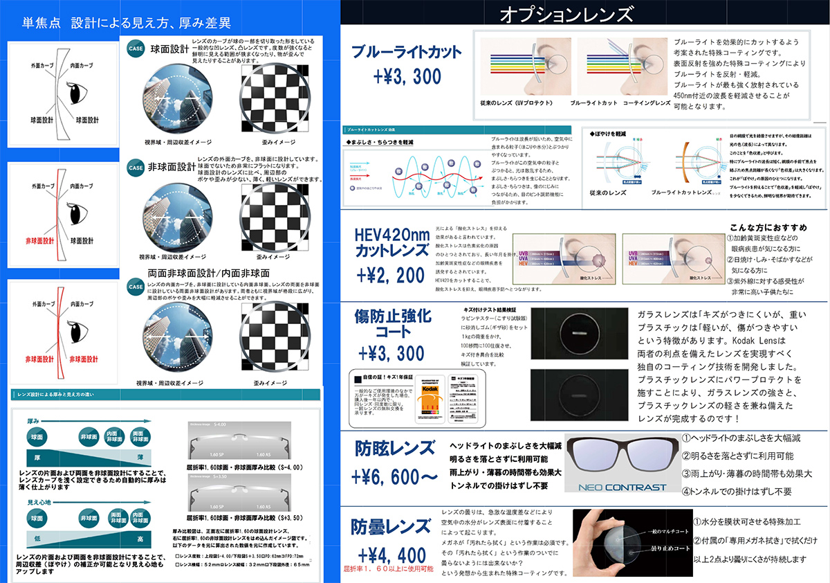 EXPRESS GLASS｜当店が行うメガネ修理・交換について