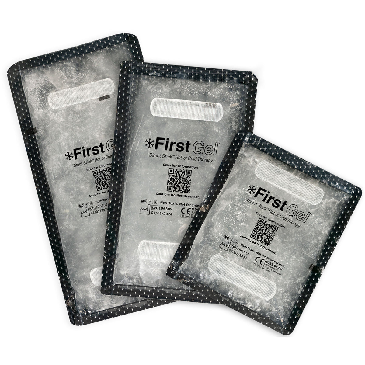 First Gel® Direct Stick™ Hot/Cold Therapy Packs (2-Pack) | EzyWrap
