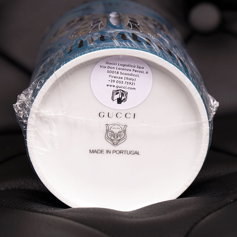 NEW $330 GUCCI Teal BUTTERFLY ANIMALIUM Richard Ginori 1735 Fumus