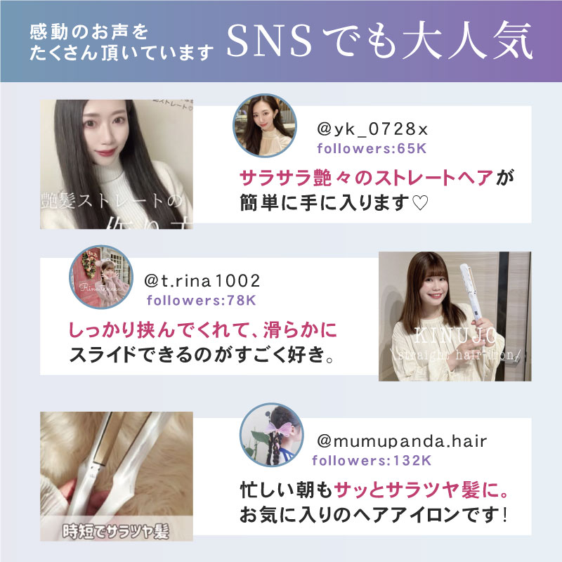 KINUJO SILKPLATE 絹女 シルクプレート ストレートアイロン パール