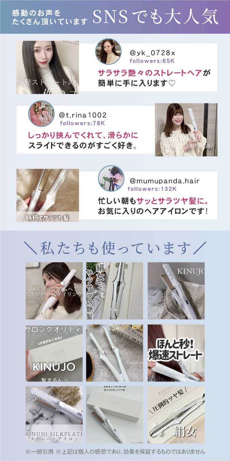 KINUJO SILKPLATE 絹女 シルクプレート ストレートアイロン パール