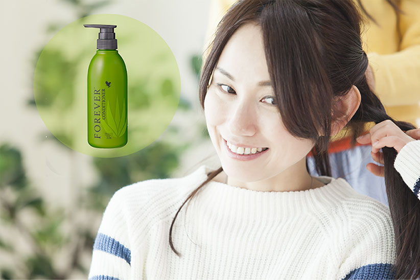 髪の1本1本を艶やかに フォーエバー ヘアコンディショナー