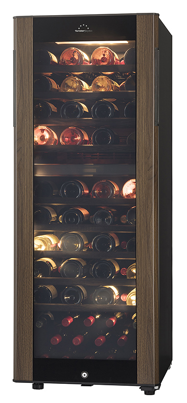 温度管理とデザインに優れた家庭用ワインセラー SG-196GD｜フォル