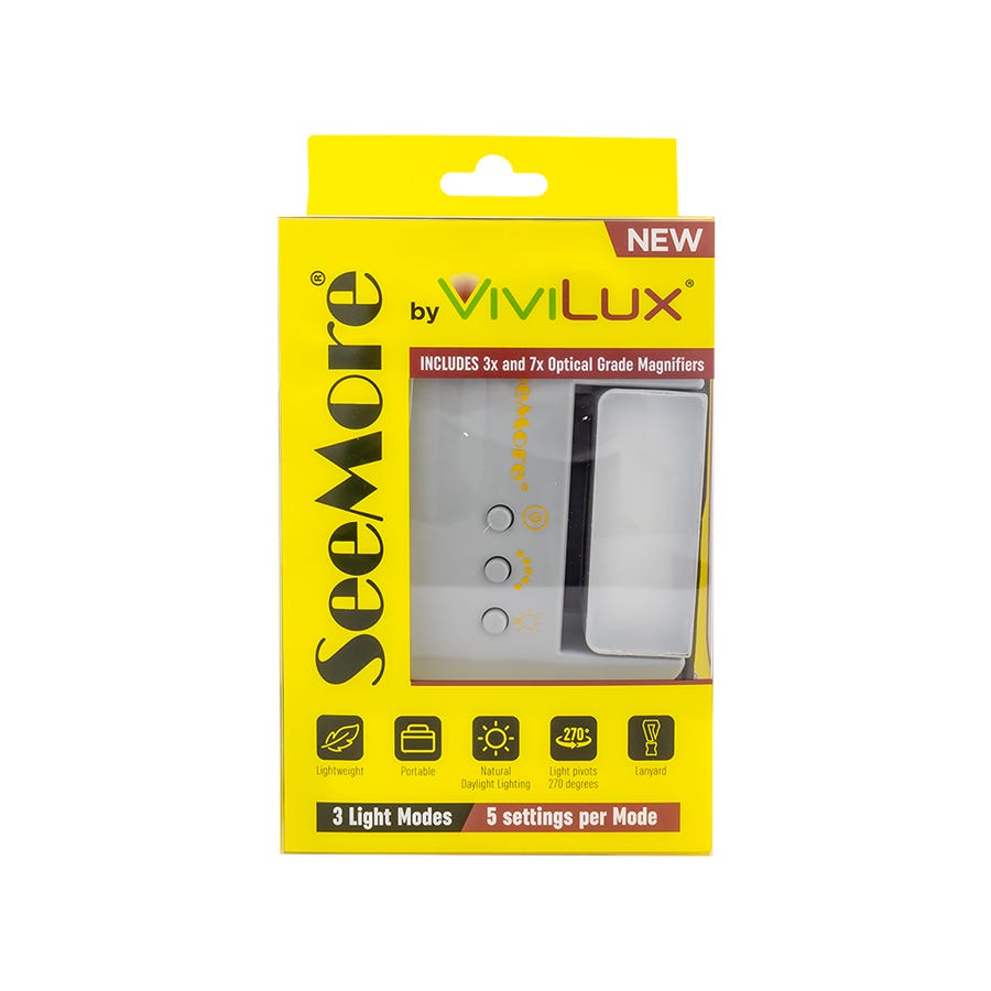 ViviLux SeeMore Hands Free LED Light Magnifier | ViviLux #VLMCM01