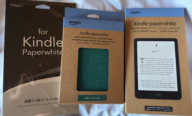 買った後に買い方失敗に後悔しながらも、第12世代 Kindle Paperwhite