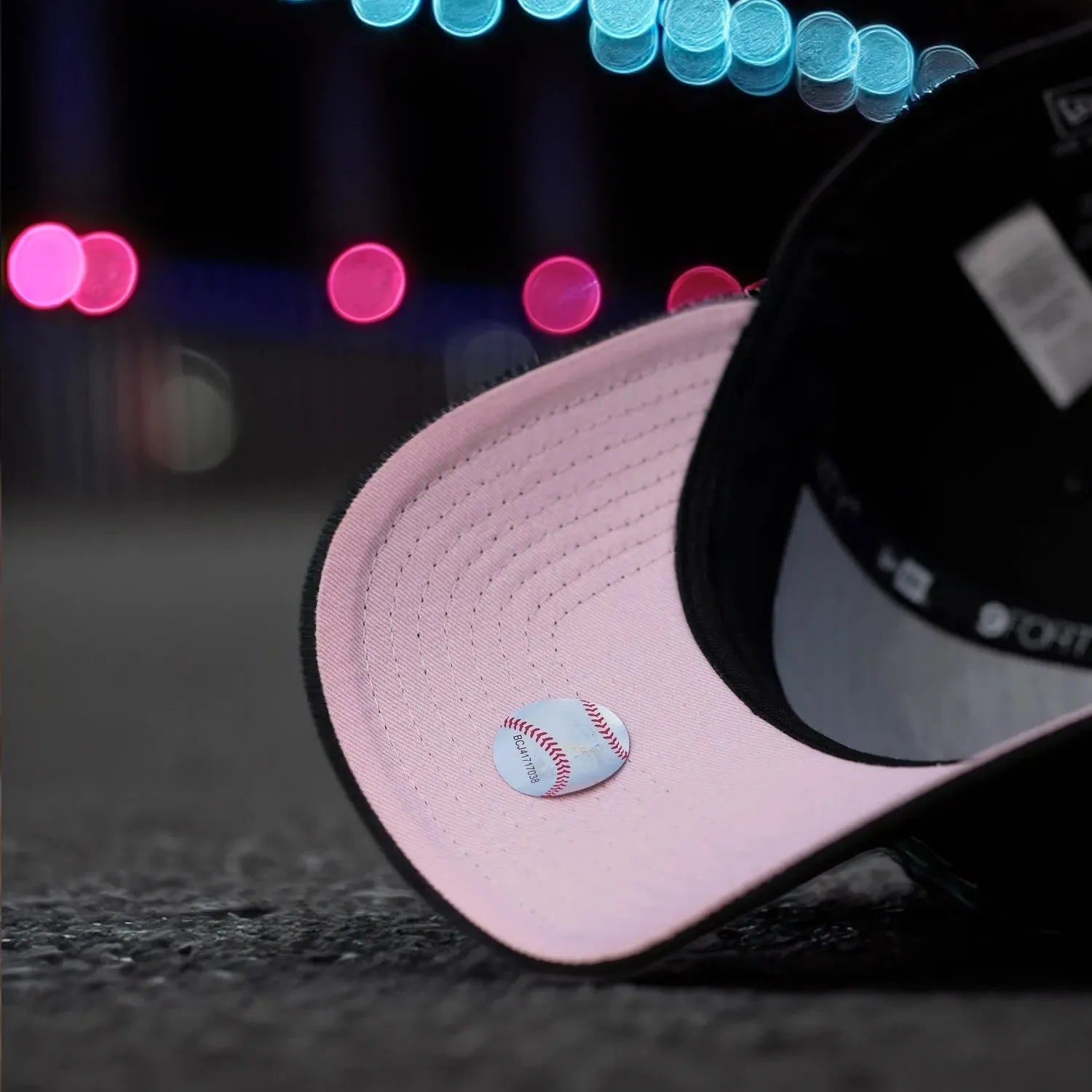 NEW ERA 9FORTY A-FRAME MLB SAN FRANCISCO GIANTS BLACK / PINK UV CAP