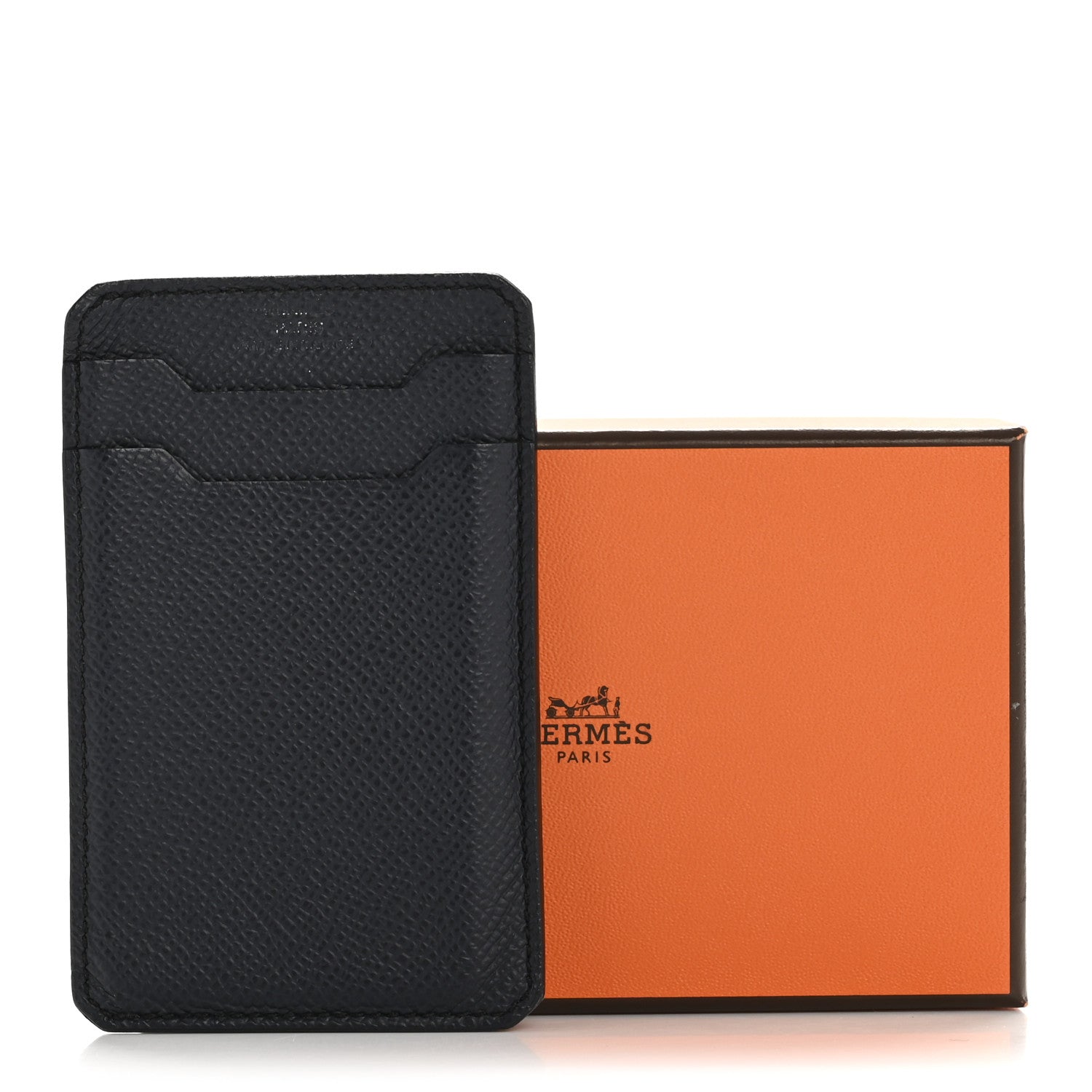 Hermes Epsom City 3CC Card Holder Black 1776296 – FASHIONPHILE