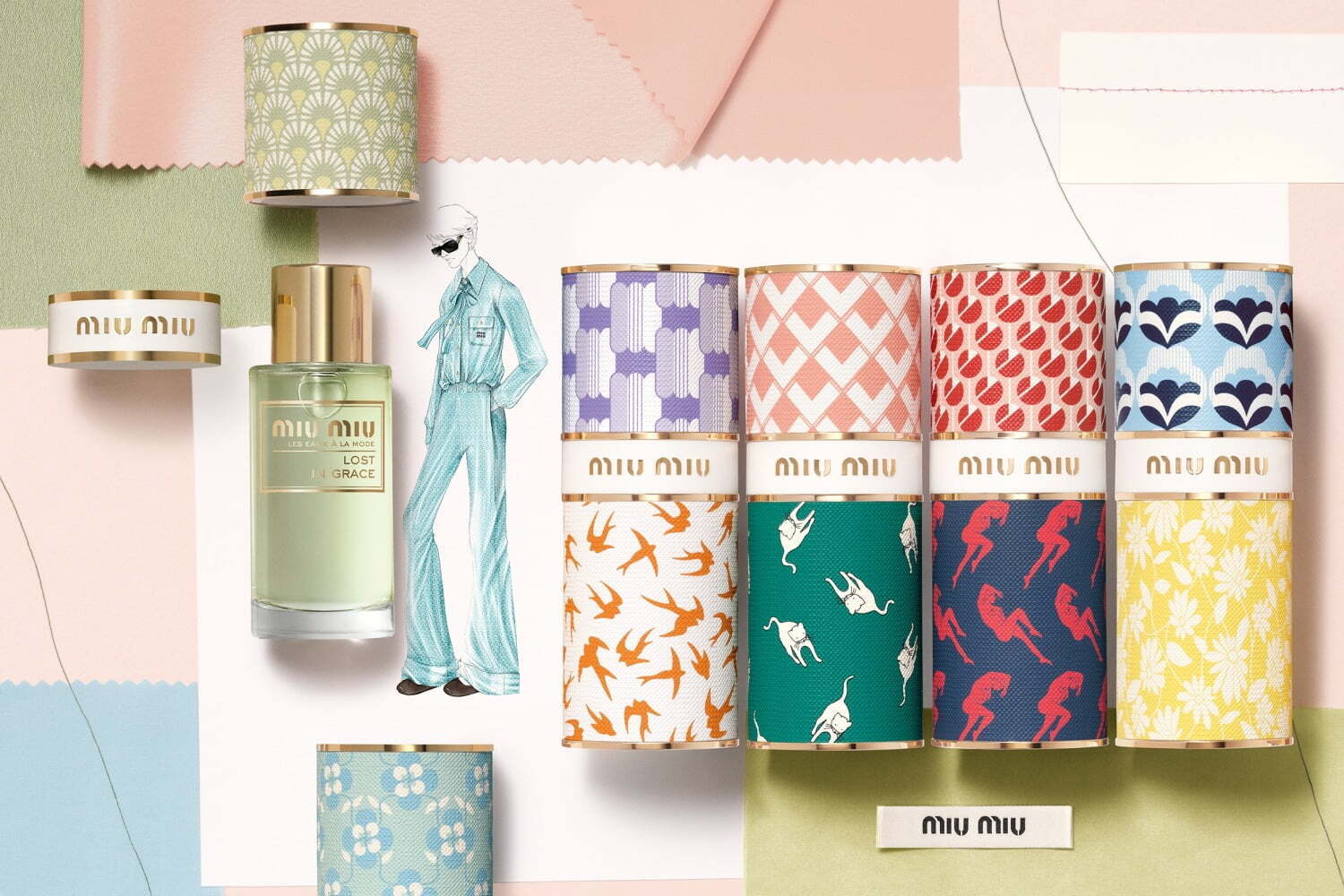 ミュウミュウ“香り＆ケースを選べる”フレグランスに24年春新作