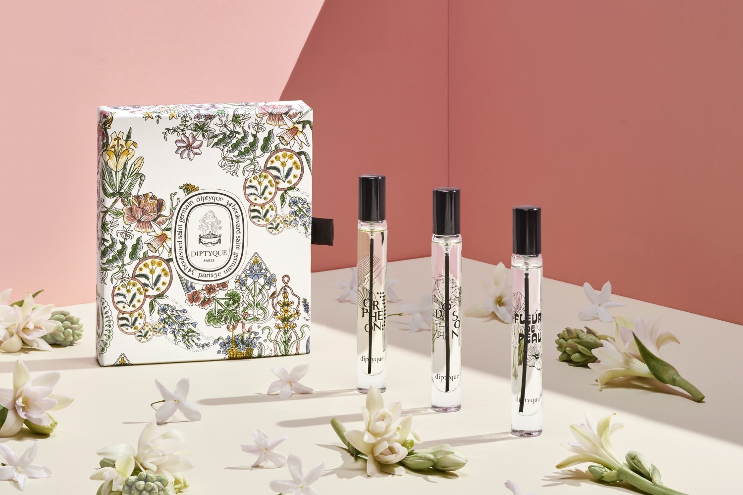ディプティックの限定ミニ香水セット、「ド ソン」「オルフェオン