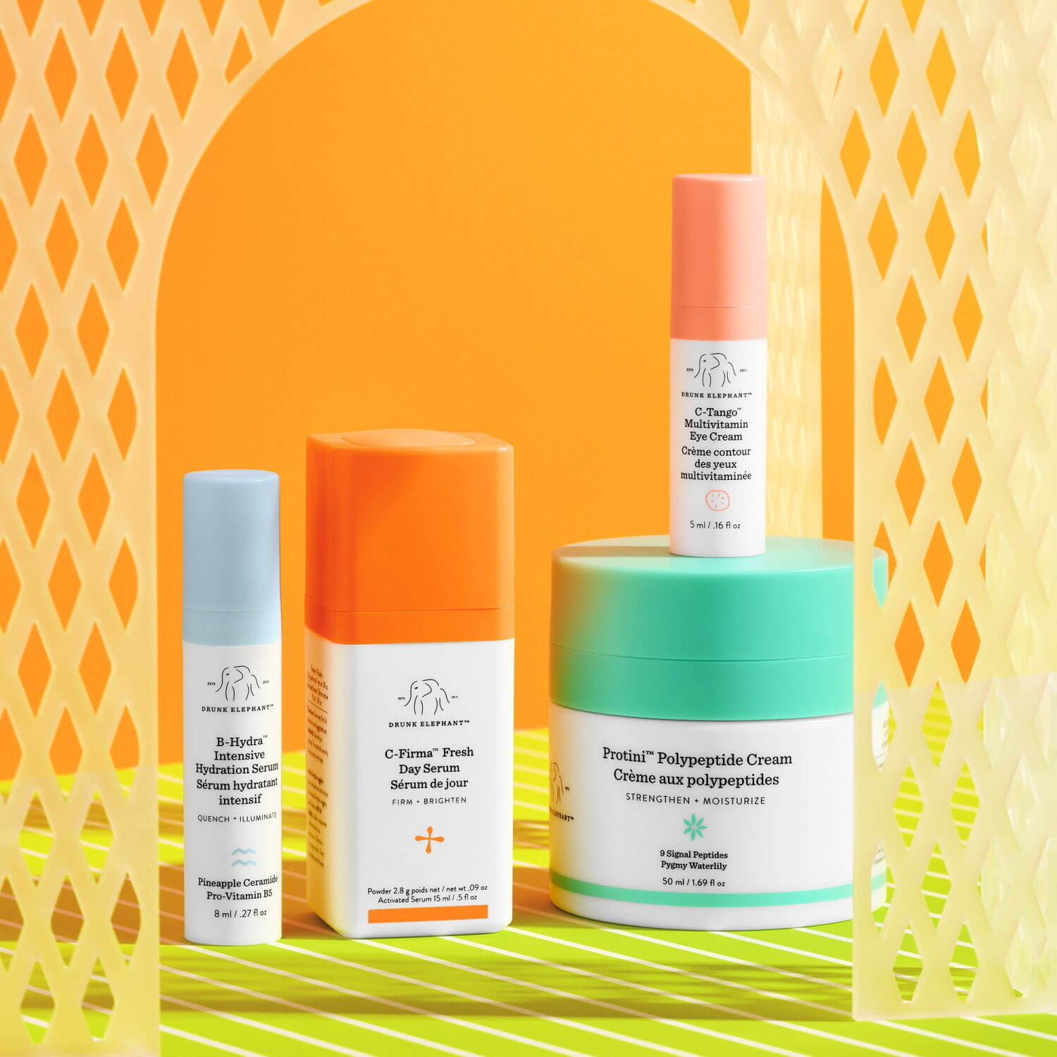 ドランク エレファント24年クリスマスコフレ、保湿液・美容液