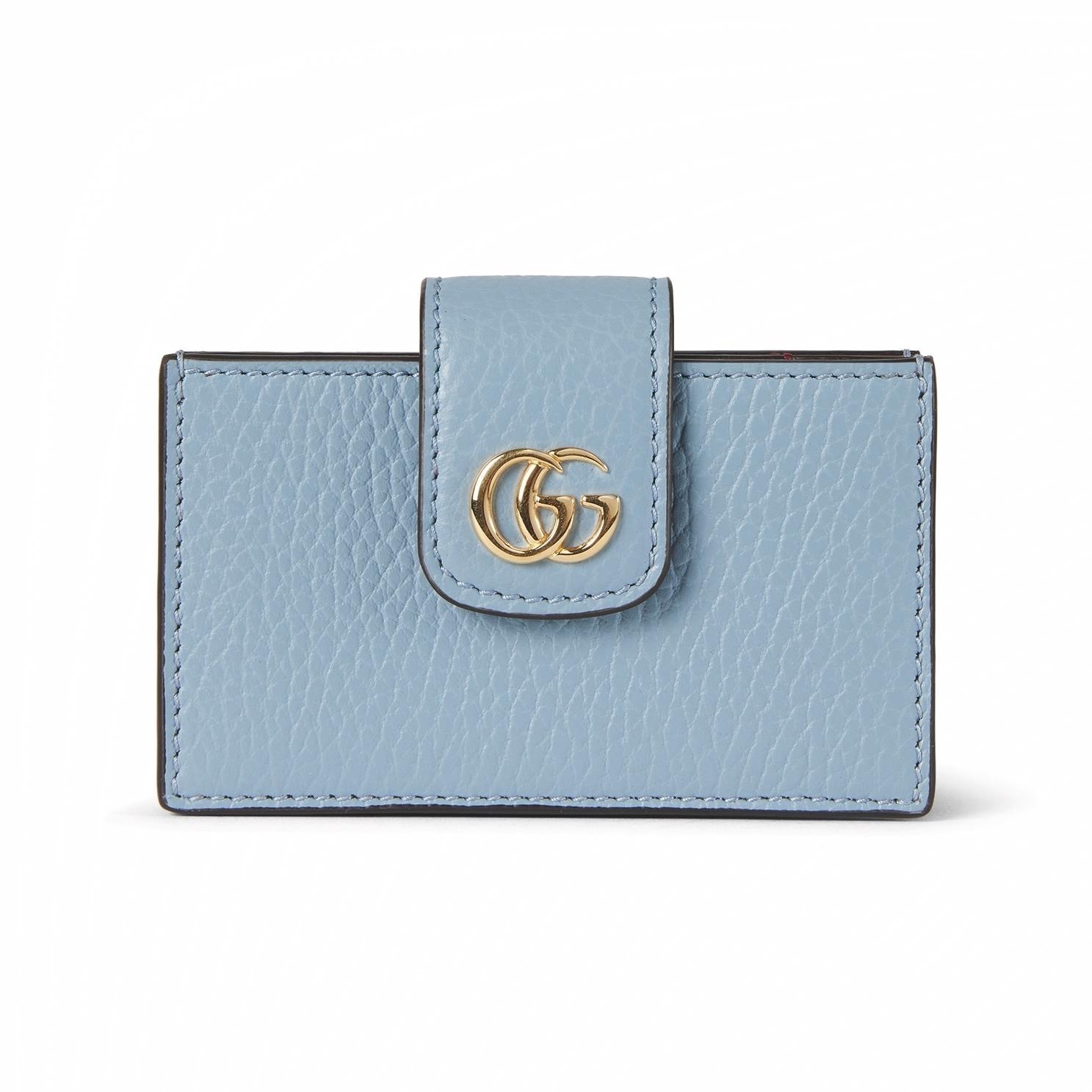 グッチ“パステルカラー”のウィメンズ財布、ダブルGきらめくライト