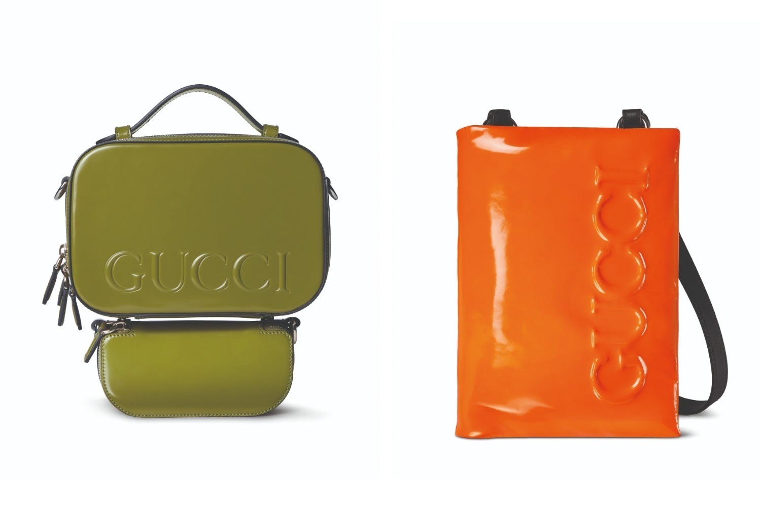 グッチのメンズバッグ、パーツを連結できるクロスボディバッグや曲線