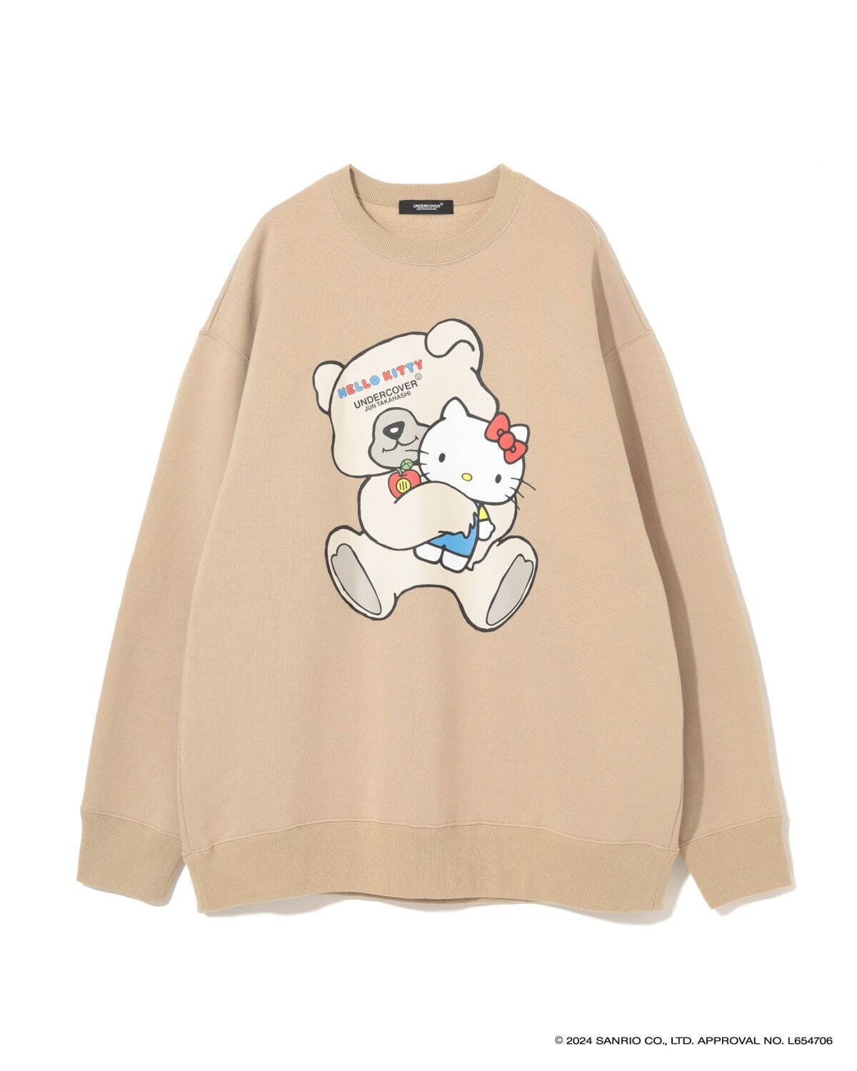 アンダーカバー×サンリオキャラクターズ、“ハローキティを抱くベア”や