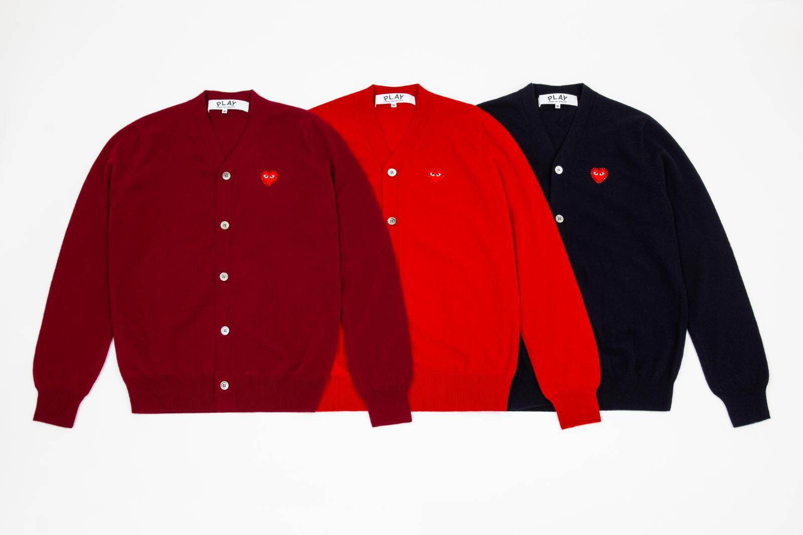 プレイ・コム デ ギャルソン、小さめハートエンブレムに“ライン