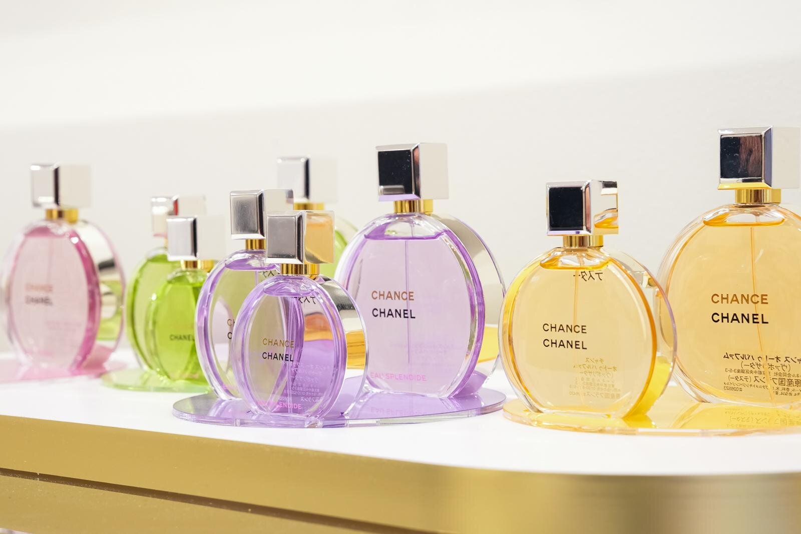 シャネル「チャンス」“ヴァイオレットカラー”のフレグランス体験型