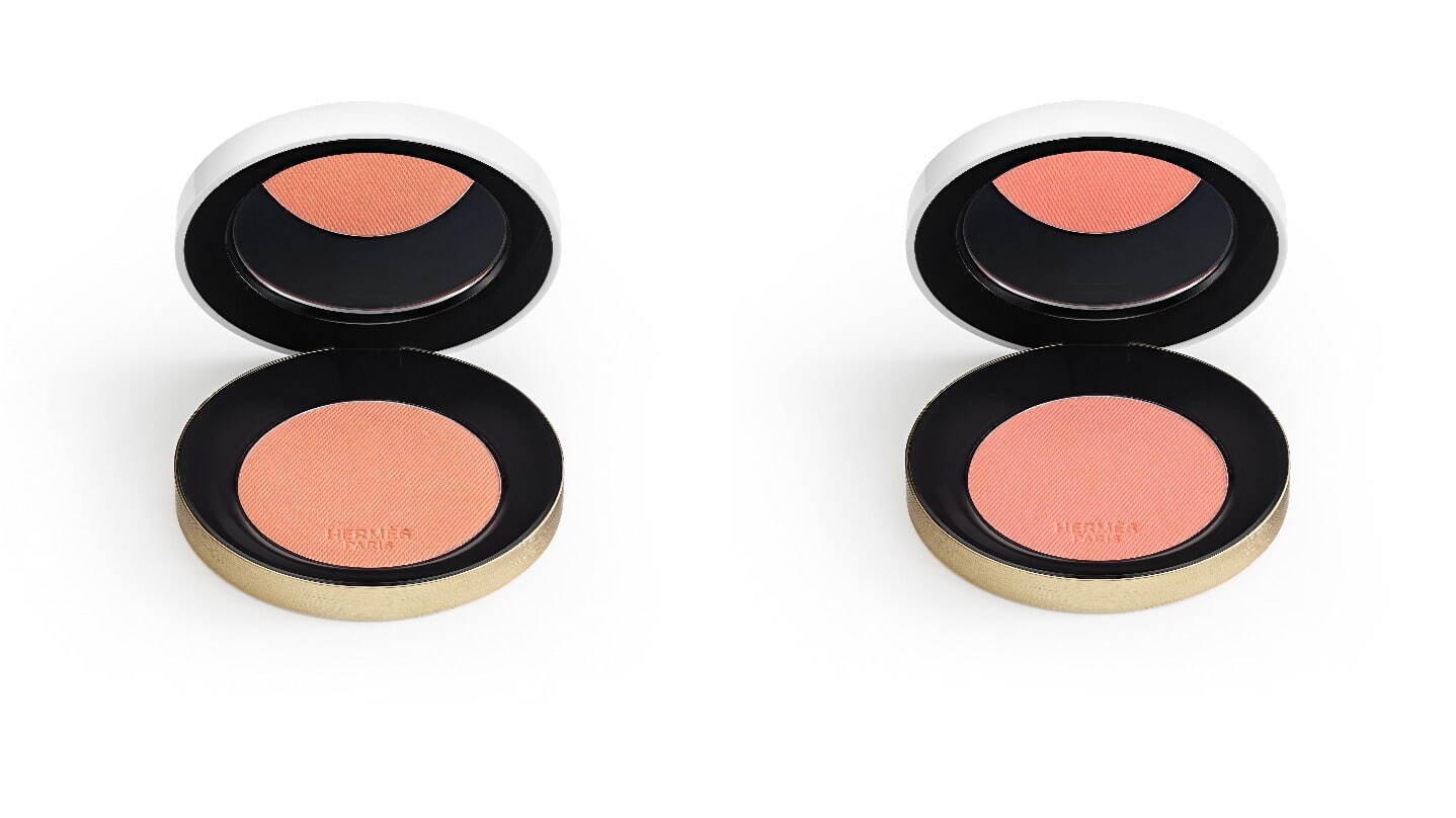 エルメス初のチーク〈ローズ・エルメス〉シルクのように輝くピンク色