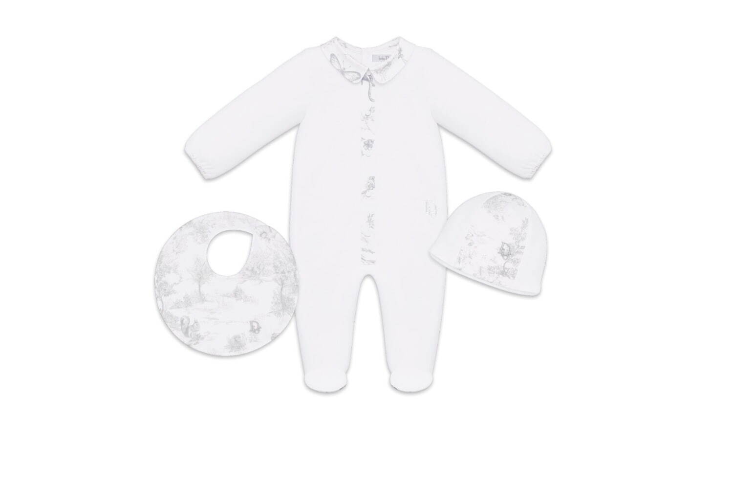 ベビー ディオール「トワル ドゥ ジュイ」新作、華やかなプリント