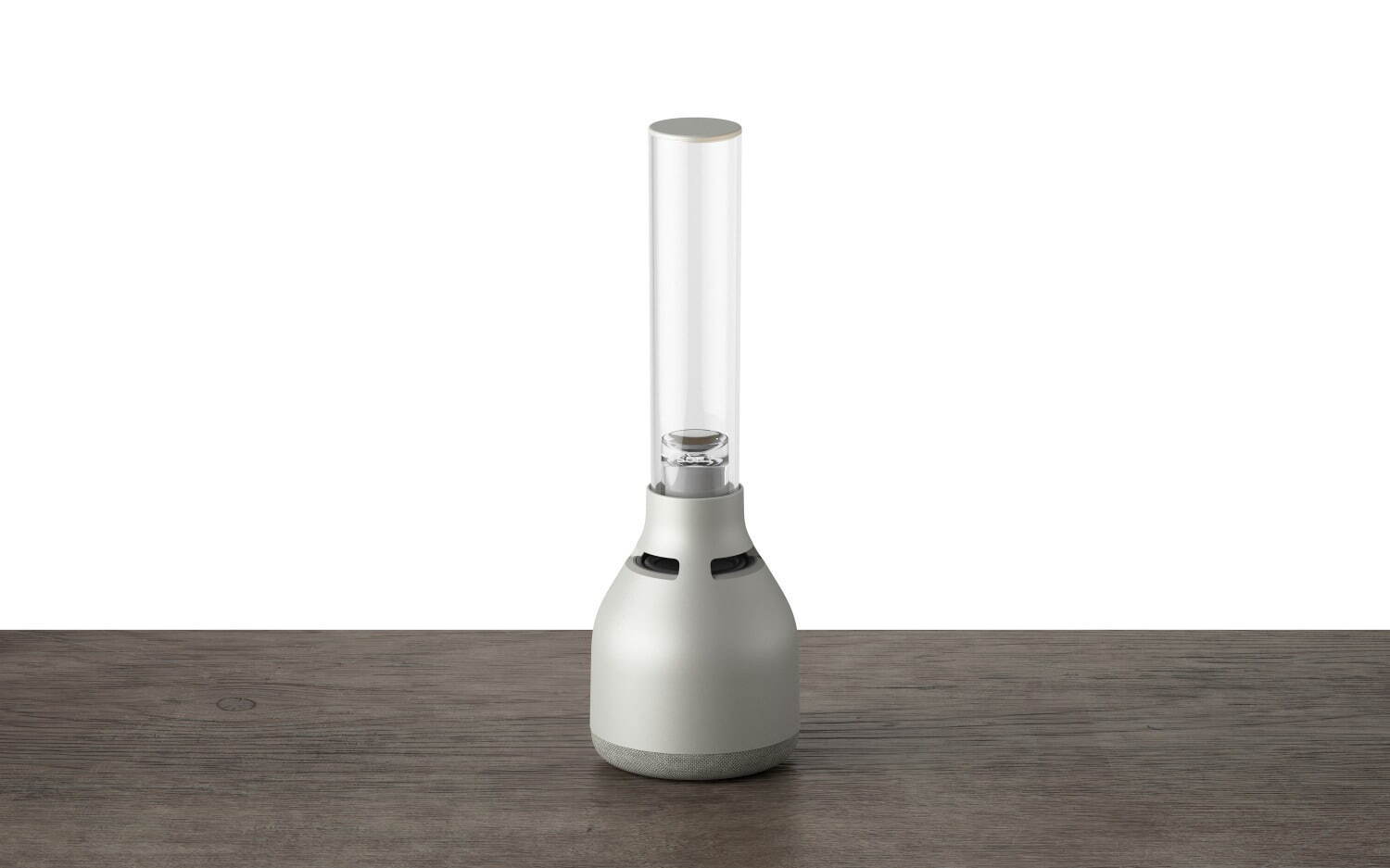 ソニー“オブジェのような”グラスサウンドスピーカー「LSPX-S3」光が