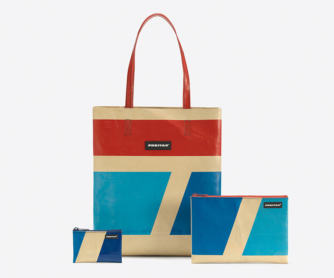 フライターグ、同じトラックの幌を使った3点セット「F701 トリオ」を