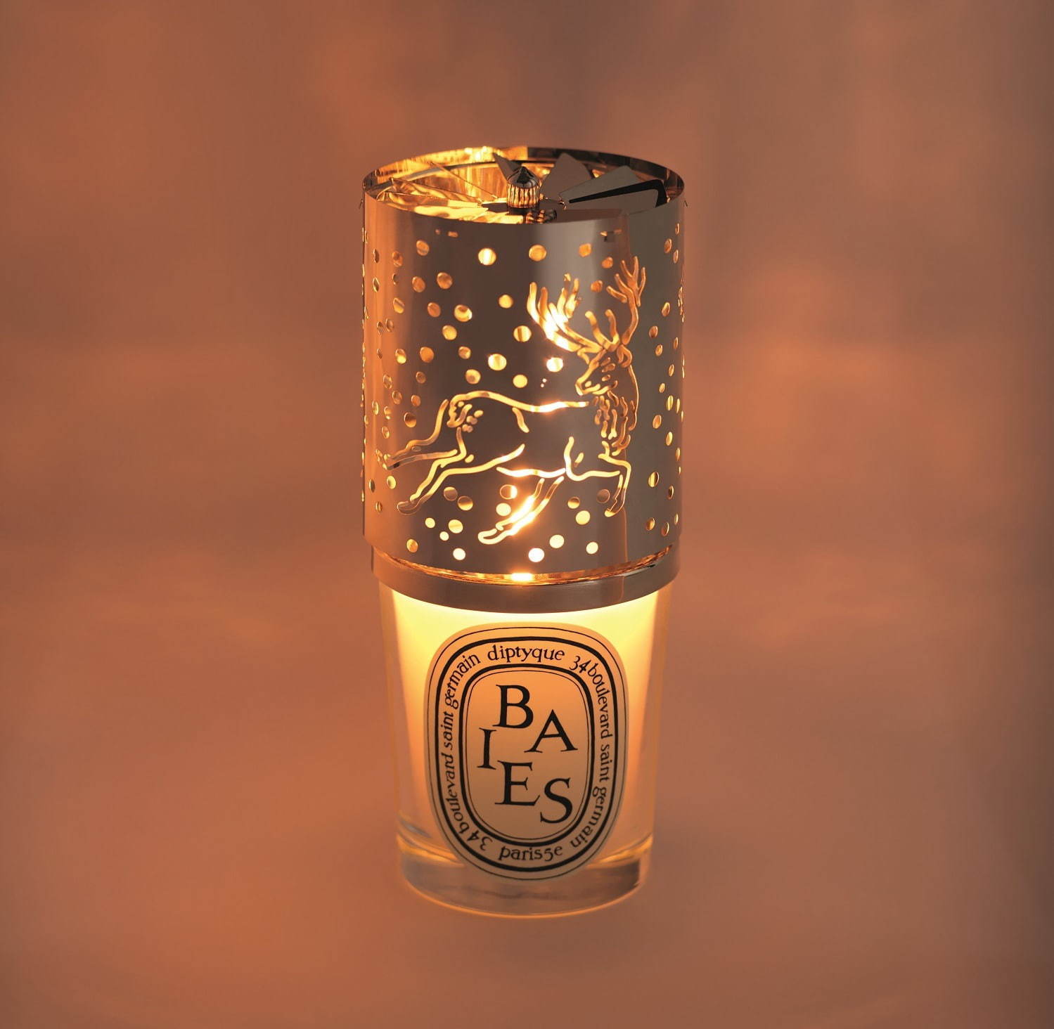 ディプティックのクリスマス“ライオン・白鳥・鹿”のおとぎ話キャンドル