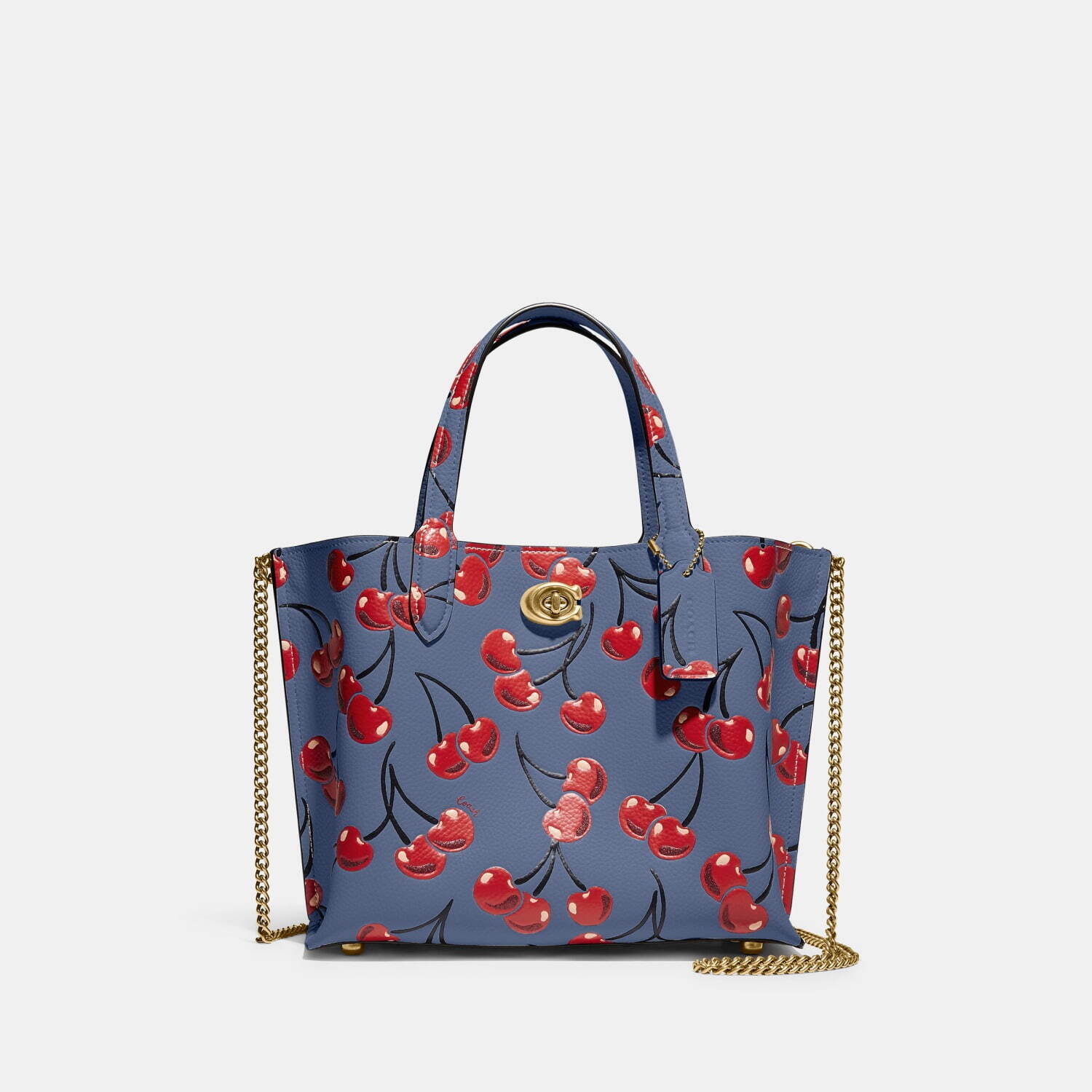 コーチ「チェリー柄」の新作バッグ、真っ赤なチェリーの総柄「 ソフト