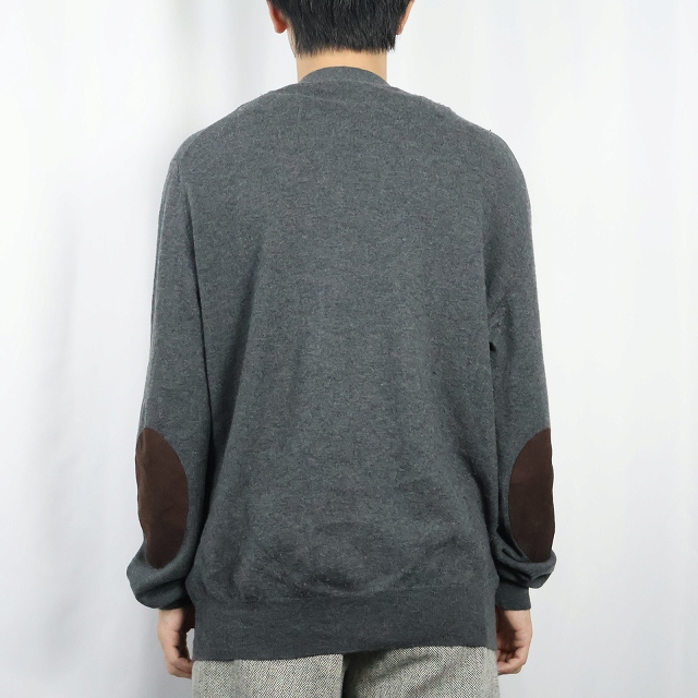 ポロラルフローレン グレー セーター エルボパッチ| ビンテージ古着屋