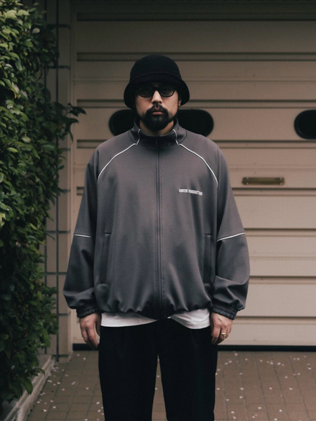 COOTIE PRODUCTIONS / T/C Seed Stitch Training Top -Gray-