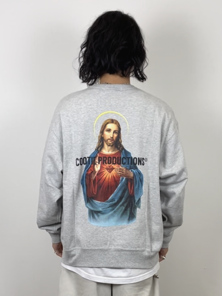COOTIE / Print Crewneck Sweatshirt (JESUS)