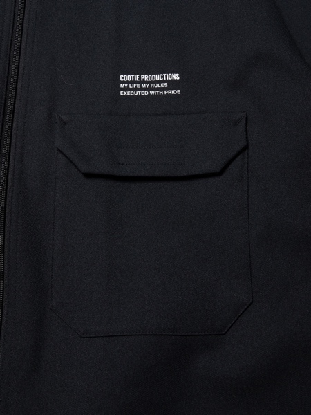 COOTIE / Poyester Twill Track Jacket -Black-