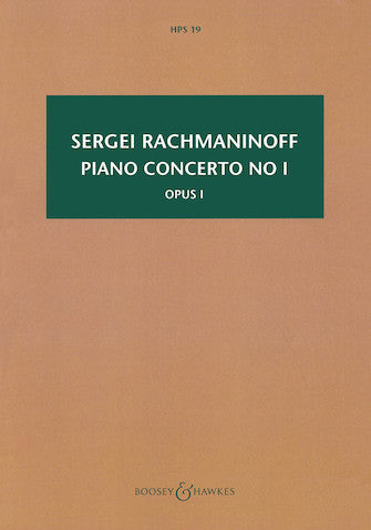 Rachmaninoff: Piano Concerto No. 1, Op. 1 – Ficks Music