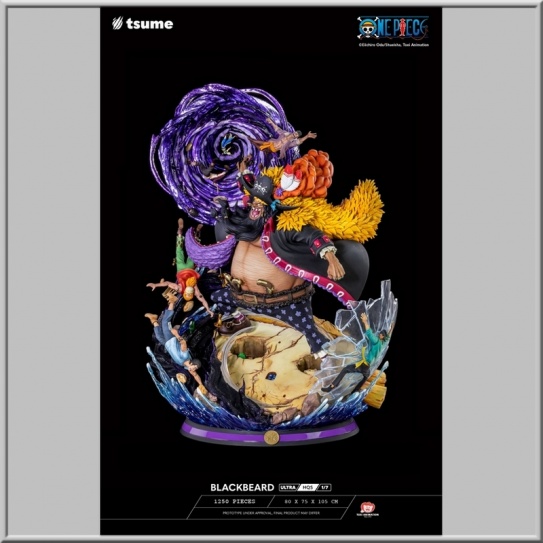 Figurine Tsume Ultra HQS Black Beard 1/7 - One Piece | Figurines Mania