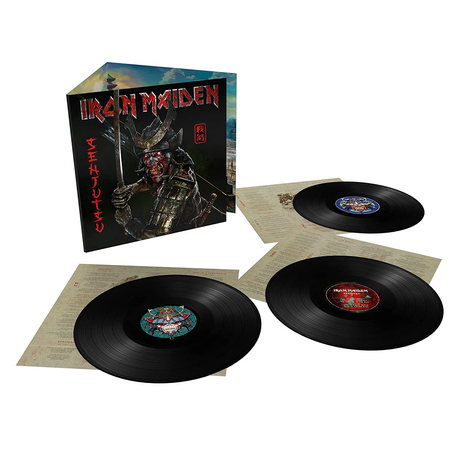 VINILE Iron Maiden Senjutsu (180 Gr. Deluxe Heavyweight Triple