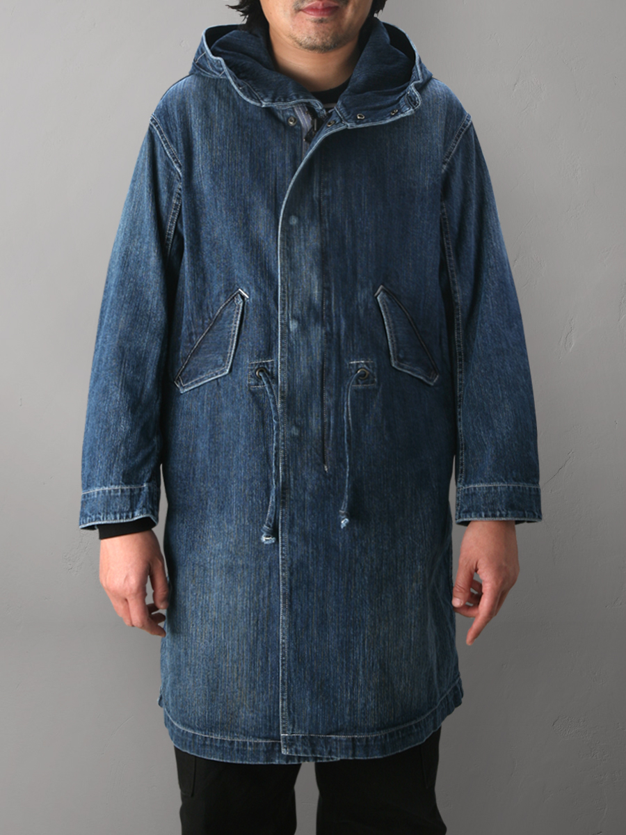 デニムモッズコート FN-OC-D001 | THE FLAT HEAD