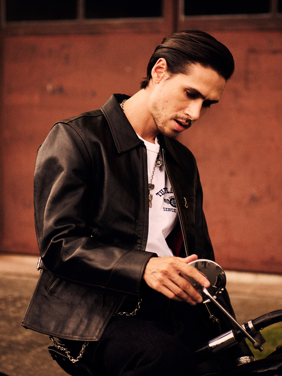 ホースハイド シングル ライダースジャケット FN-LJ-HS005 | THE FLAT HEAD