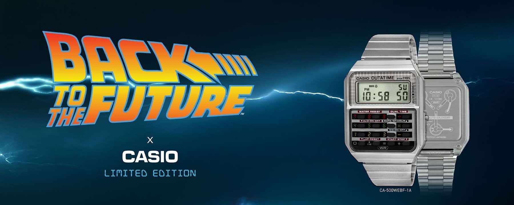 F】 New: The Casio × Back To The Future CA-500WEBF-1A