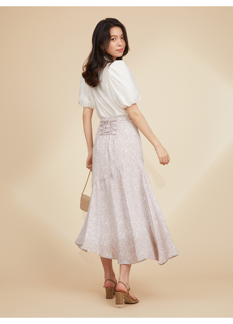 Fubail / ボウタイパフスリーブブラウス