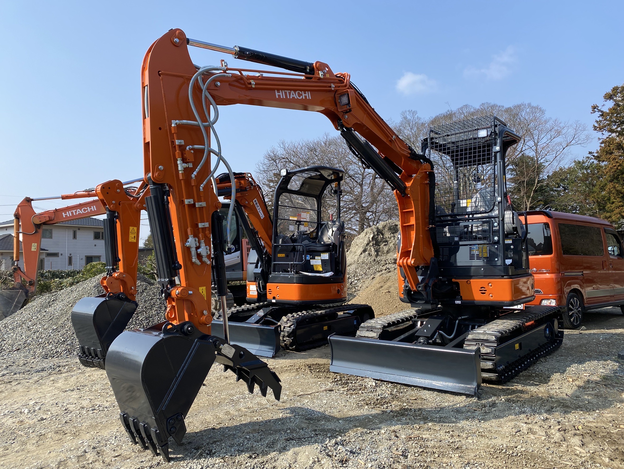 新車納入実績】ZX35U-5B（木造家屋解体機）/ ZX30UR-5B◇富士岡山運搬