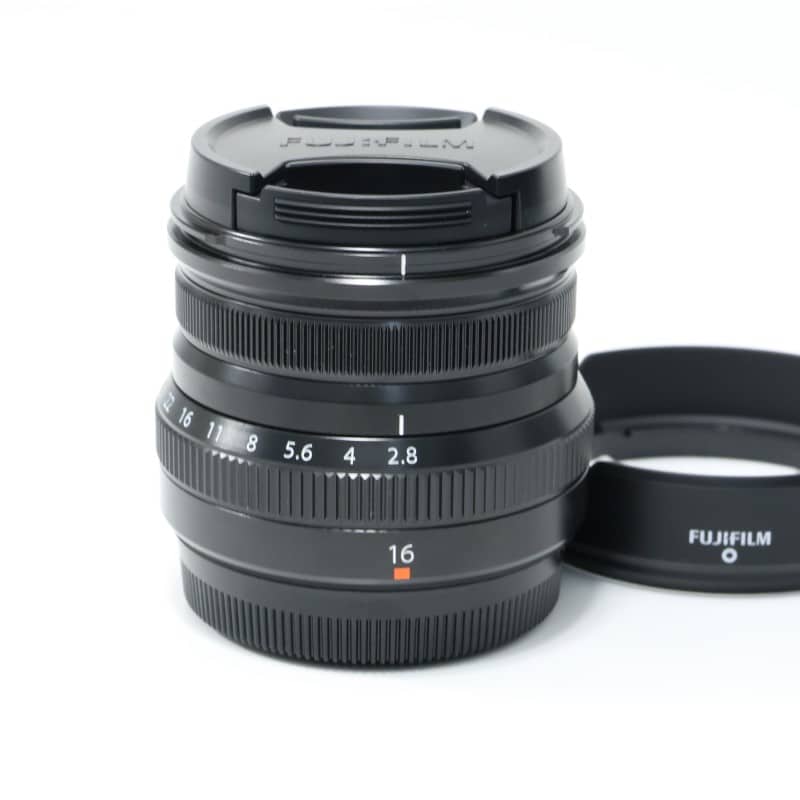 富士フイルム フジノンレンズ XF16mmF2.8 R WR ブラック 中古