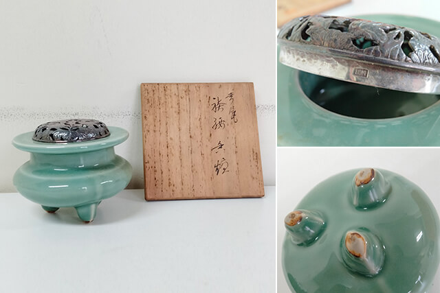 二代 諏訪蘇山作『青磁袴腰香炉』の買取価格と査定ポイント｜福ちゃん