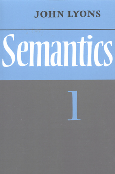 Semantics, Vol. 1