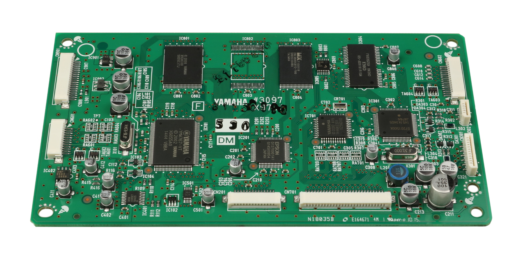 Yamaha ZD095500 Main PCB Assembly for YPG-535, YPG-235, and DGX